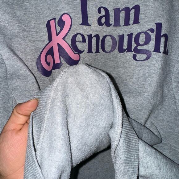 Barbie I am Kenough Crewneck Gray Unisex Size Small NWOT - Picture 8 of 8